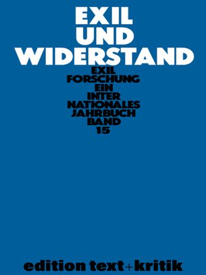 cover image of Exil und Widerstand